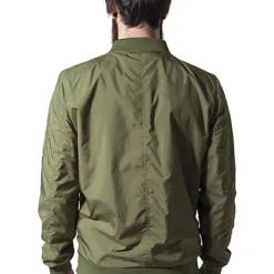 Urban Classics Herren Bomber Übergangsjacke Oliv Grün -Deutschland Jack & Jones Verkaufs-Shop 16020233 4