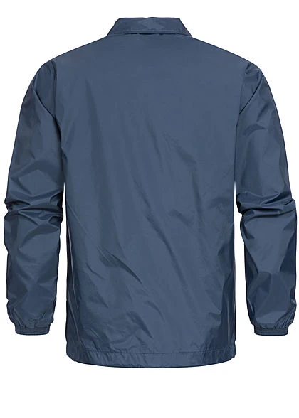 Eight2Nine Men Button Down Windbreaker Jacket By Sublevel Navy 6 Eight2Nine Men Button Down Windbreaker Jacket By Sublevel Navy – Bild 4