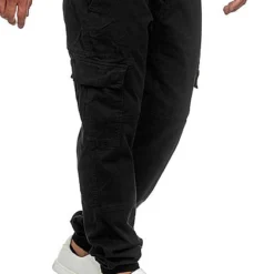 Urban Classics Herren Cargo Joggpants Stoffhose 6-Pockets Schwarz -Deutschland Jack & Jones Verkaufs-Shop 18031082 2 1