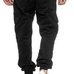 Seventyseven Lifestyle Herren Cargo Hose 6-Pockets Schwarz -Deutschland Jack & Jones Verkaufs-Shop 18031082 3