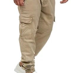 Urban Classics Herren Cargo Joggpants Stoffhose 6-Pockets Sand Beige -Deutschland Jack & Jones Verkaufs-Shop 18031083 2