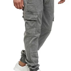 Seventyseven Lifestyle Herren Cargo Hose 6-Pockets Grau -Deutschland Jack & Jones Verkaufs-Shop 18031085 2