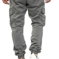 Seventyseven Lifestyle Herren Cargo Hose 6-Pockets Grau -Deutschland Jack & Jones Verkaufs-Shop 18031085 3