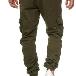 Urban Classics Herren Cargo Jogginghose Mit 6-Pockets Oliv Grün -Deutschland Jack & Jones Verkaufs-Shop 18031086 3