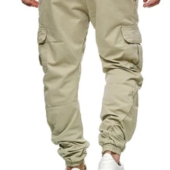 Seventyseven Lifestyle Herren Cargo Hose 6-Pockets Tunnelzug Sand Beige -Deutschland Jack & Jones Verkaufs-Shop 18031087 3