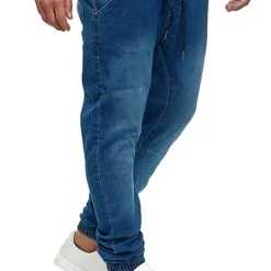 Urban Classics Herren Denim Jogginghose Mit Washed-Look Blau -Deutschland Jack & Jones Verkaufs-Shop 18031399 2