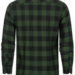 Urban Classics Herren Flanell Hemd Kariert Zwei Brusttaschen Schwarz Forest Grün -Deutschland Jack & Jones Verkaufs-Shop 18031835 2