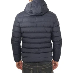 Urban Classics Herren Basic Winter Steppjacke Kapuze 2 Taschen Navy Blau Weiss 9 Urban Classics Herren Basic Winter Steppjacke Kapuze 2 Taschen Navy Blau Weiss -Deutschland Jack & Jones Verkaufs-Shop 18103670 3