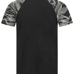 Urban Classics Herren 2-Tone Raglan T-Shirt Schwarz Dark Camo -Deutschland Jack & Jones Verkaufs-Shop 19083378 2