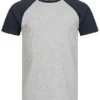 Urban Classics Herren 2-Tone Raglan T-Shirt Hell Grau Navy Blau 2 Urban Classics Herren 2-Tone Raglan T-Shirt Hell Grau Navy Blau -Deutschland Jack & Jones Verkaufs-Shop 19083382