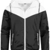 Urban Classics Herren 2-Tone Windrunner Jacke Kapuze Schwarz Weiss -Deutschland Jack & Jones Verkaufs-Shop 19083534