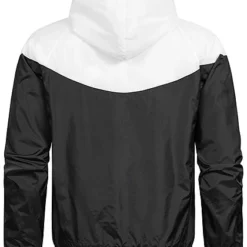 Urban Classics Herren 2-Tone Windrunner Jacke Kapuze Schwarz Weiss -Deutschland Jack & Jones Verkaufs-Shop 19083534 2