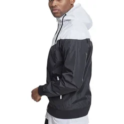 Urban Classics Herren 2-Tone Windrunner Jacke Kapuze Schwarz Weiss -Deutschland Jack & Jones Verkaufs-Shop 19083534 4