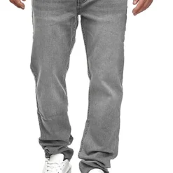 Urban Classics Herren Stretch Denim Jeans 5-Pockets Grau -Deutschland Jack & Jones Verkaufs-Shop 19094065 1