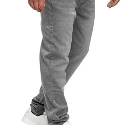 Urban Classics Herren Stretch Denim Jeans 5-Pockets Grau -Deutschland Jack & Jones Verkaufs-Shop 19094065 2