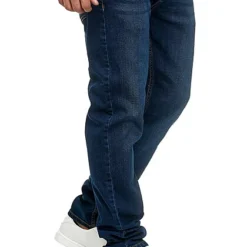 Urban Classics Herren Stretch Denim Jeans Hose 5-Pockets Dunkel Blau -Deutschland Jack & Jones Verkaufs-Shop 19094068 2