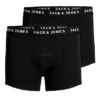 Jack & Jones Jack And Jones Herren NOOS 2er-Pack Boxershorts Unifarben Schwarz -Deutschland Jack & Jones Verkaufs-Shop 20041662