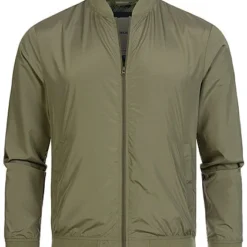 Jack & Jones Jack And Jones Herren Leichte Bomber Jacke 2-Pockets Breiter Bund Dusty Oliv Grün