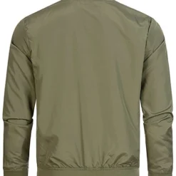 Jack & Jones Jack And Jones Herren Leichte Bomber Jacke 2-Pockets Breiter Bund Dusty Oliv Grün -Deutschland Jack & Jones Verkaufs-Shop 20073551 4