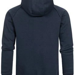 Eight2Nine Herren 2-Tone Half-Zip Hoodie Kapuze Logo By Sky Rebel Deep Blau Rot -Deutschland Jack & Jones Verkaufs-Shop 20084039 2