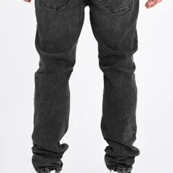 ONLY & SONS Herren Slim Fit Jeans Hose 5-Pockets Destroy Optik Washed Schwarz Denim -Deutschland Jack & Jones Verkaufs-Shop 20110226 2