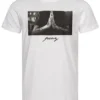Mister Tee Herren T-Shirt Pray Hand Print Weiss