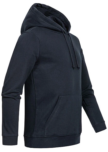 Brave Soul Herren Hoodie Kanguru Tasche Unicolor Rich Navy Blau 4 Brave Soul Herren Hoodie Kanguru Tasche Unicolor Rich Navy Blau – Bild 2