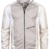 Jack & Jones Jack And Jones Herren Leichte Jacke 2-Pockets Colorblock Print Glacier Grau -Deutschland Jack & Jones Verkaufs-Shop 21063179