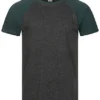 Urban Classics Herren 2-Tone Raglan T-Shirt Charcoal Dunkel Grau Bottle Grün -Deutschland Jack & Jones Verkaufs-Shop 21063251