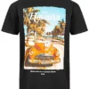 Mister Tee Herren Oversized T-Shirt Havana Print Schwarz -Deutschland Jack & Jones Verkaufs-Shop 21073347