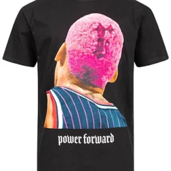 Mister Tee Herren Oversized T-Shirt Power Forward Print Schwarz