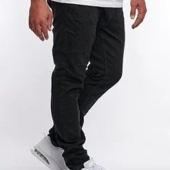 Eight2Nine Herren Skinny Fit Jeans Hose 5-Pockets Knopfleiste Schwarz Denim -Deutschland Jack & Jones Verkaufs-Shop 21083758 2