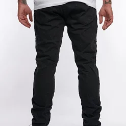 Eight2Nine Herren Skinny Fit Jeans Hose 5-Pockets Knopfleiste Schwarz Denim -Deutschland Jack & Jones Verkaufs-Shop 21083758 3