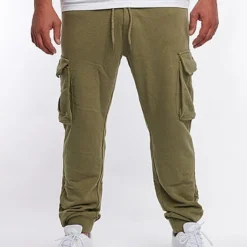Eight2Nine Herren Cargo Sweat Hose 6-Pockets Tunnelzug & Rippblenden Ivy Oliv Grün -Deutschland Jack & Jones Verkaufs-Shop 21083771 2