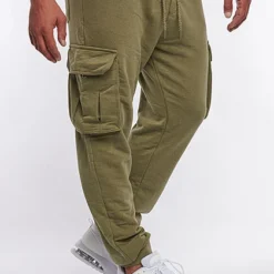 Eight2Nine Herren Cargo Sweat Hose 6-Pockets Tunnelzug & Rippblenden Ivy Oliv Grün -Deutschland Jack & Jones Verkaufs-Shop 21083771 3