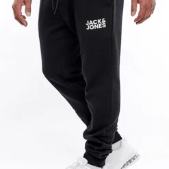 Jack & Jones Jack And Jones Herren NOOS Sweathose Jogginghose Logo Print 2-Pockets Schwarz