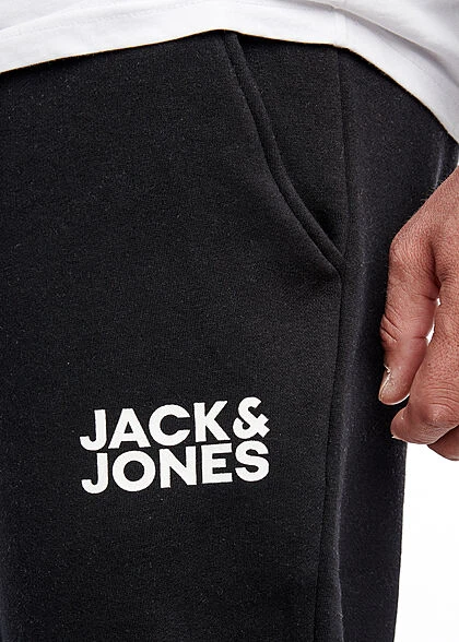 Jack & Jones Jack And Jones Herren NOOS Sweathose Jogginghose Logo Print 2-Pockets Schwarz 5 Jack & Jones Jack And Jones Herren NOOS Sweathose Jogginghose Logo Print 2-Pockets Schwarz – Bild 3