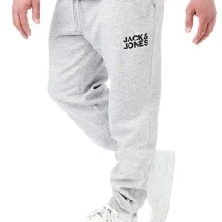 Jack & Jones Jack And Jones Herren NOOS Sweathose Jogginghose Logo Print 2-Pockets Hellgrau Mel. -Deutschland Jack & Jones Verkaufs-Shop 21083879 3
