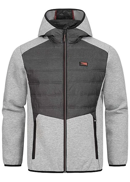 Jack & Jones Jack And Jones Herren NOOS Leichte Hybridjacke Zip-Hoodie Kapuze 2-Pockets Hellgrau 4 Jack & Jones Jack And Jones Herren NOOS Leichte Hybridjacke Zip-Hoodie Kapuze 2-Pockets Hellgrau – Bild 2