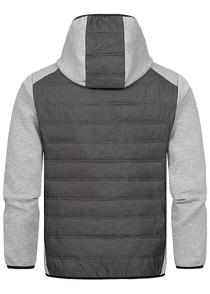 Jack & Jones Jack And Jones Herren NOOS Leichte Hybridjacke Zip-Hoodie Kapuze 2-Pockets Hellgrau 6 Jack & Jones Jack And Jones Herren NOOS Leichte Hybridjacke Zip-Hoodie Kapuze 2-Pockets Hellgrau – Bild 4