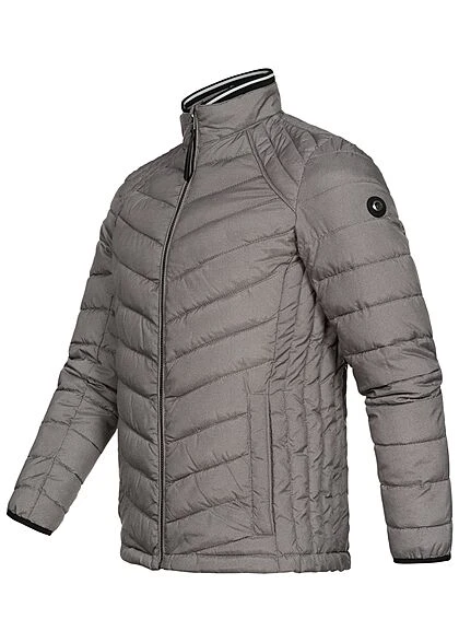 Tom Tailor Herren Herbst Jacke Mit Stehkragen 2-Pockets Strukturmuster Grau Schwarz 4 Tom Tailor Herren Herbst Jacke Mit Stehkragen 2-Pockets Strukturmuster Grau Schwarz – Bild 2