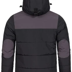 Lowrider Herren Winter Jacke Mit Kapuze 2 Seitliche Taschen Mit Ellenbogenpatches Schwarz -Deutschland Jack & Jones Verkaufs-Shop 21088251 4