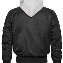 Alpha Industries Herren Bomber Fliegerjacke Mit Abnehmb. Kapuze 2-Pockets Schwarz -Deutschland Jack & Jones Verkaufs-Shop 21093149 3