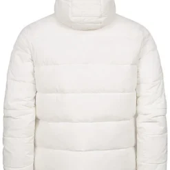 Sublevel Herren Winter Puffer Steppjacke Kapuze 2-Pockets Weiss Cherry Rot -Deutschland Jack & Jones Verkaufs-Shop 21093983 3