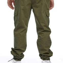 Urban Classics Herren Cargohose 6-Pockets Oliv Grün -Deutschland Jack & Jones Verkaufs-Shop 21102051 3