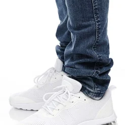 Indicode Herren Jeans Hose 5-Pockets Washed Look Denim Blau -Deutschland Jack & Jones Verkaufs-Shop 21110115 4