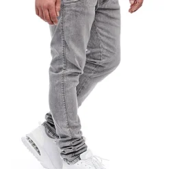 Indicode Herren Jeans Hose 5-Pockets Washed Look Vintage Grau -Deutschland Jack & Jones Verkaufs-Shop 21110117 2