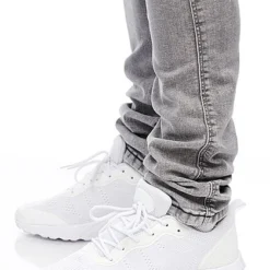 Indicode Herren Jeans Hose 5-Pockets Washed Look Vintage Grau -Deutschland Jack & Jones Verkaufs-Shop 21110117 4