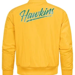 Champion Herren Wendejacke Bomberjacke Stranger Things Print 2-Pockets Gelb Schwarz -Deutschland Jack & Jones Verkaufs-Shop 21110128 2