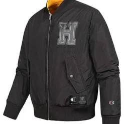 Champion Herren Wendejacke Bomberjacke Stranger Things Print 2-Pockets Gelb Schwarz -Deutschland Jack & Jones Verkaufs-Shop 21110128 4